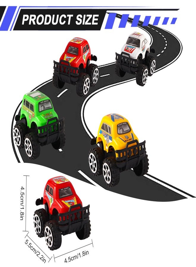 Manmel 12 Pack Pull Back Cars for Kids, Bulk Mini Racing Vehicles Monster Truck Toys Party Favors for Toddlers, Pinata Fillers, Goodie Bag Stuffers, Classroom Prizes for Boys Girls - Image 2